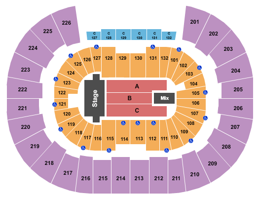 Legacy Arena Trans-Siberian Orchestra Seating Chart
